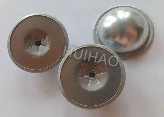 30 mm Tipo redondo de aislamiento metálico de cúpula de tapa de lavadora para las puntas de soldadura